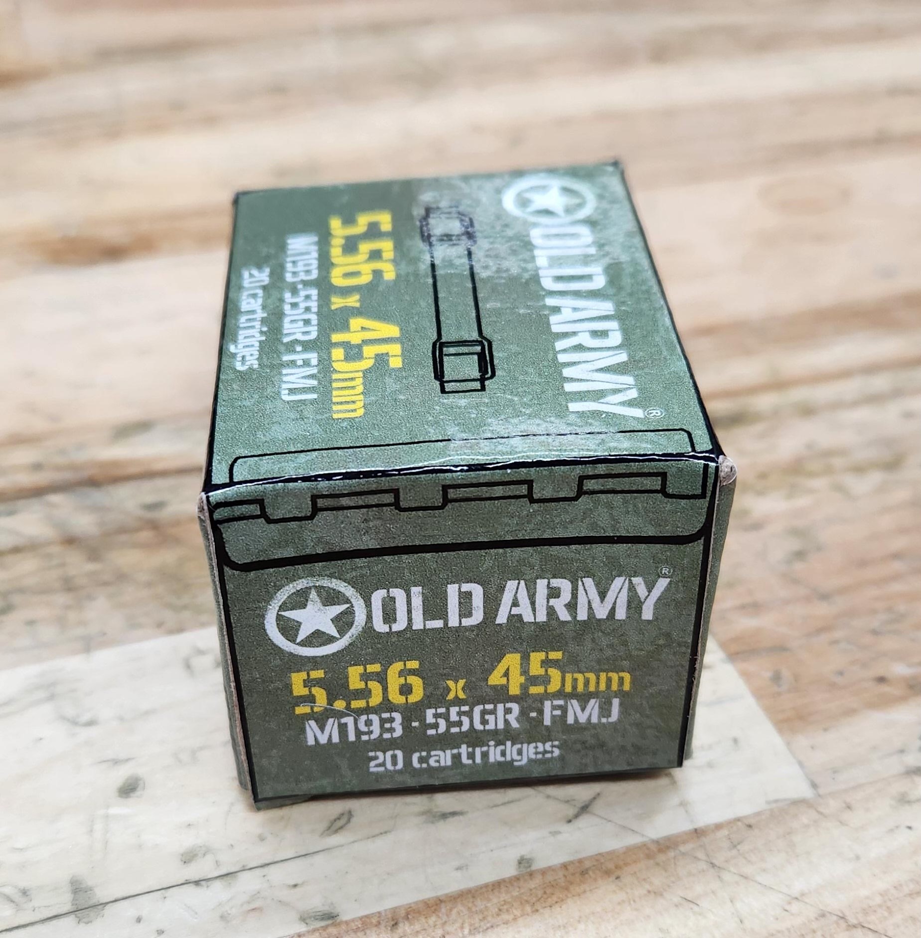 Old Army Ammunition OA-556X45-B-55G
